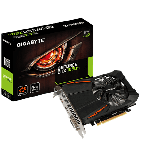 VGA Gigabyte GeForce&#174; GTX 1050 Ti 4GB GDDR5 128bit _N105TD5-4GD (rev1.0/rev1.1) _618S